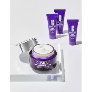 Clinique Крем для подтяжки шеи на весь день 50 мл + сыворотка Smart Serum 30 мл бесплатно