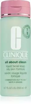 Clinique Liquid Facial Soap Oily Skin Formula liquid soap for oily and combination skin TU прозрачный