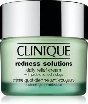 Clinique Redness Solutions Daily Relief Cream With Microbiome Technology Crme De Jour Apaisante TU прозрачный