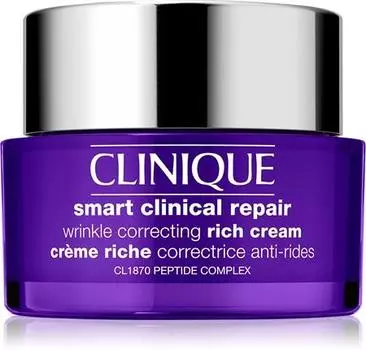 Clinique Smart Clinical™ Repair Wrinkle Rich Cream интенсивный крем против морщин TU прозрачный