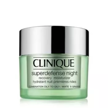 Clinique Super Defense Ночной восстанавливающий увлажняющий крем для жирной кожи 50 мл