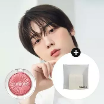 Clinique [выбор дочерней компании] План Clinique Cheek Pop Выберите 1 план Cheek Pop + Puff Pouch