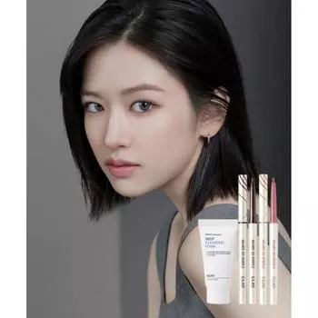 Clio [2pack] Sharp So Simple Waterproof Pencil Liner 24ad 001 black/001 black