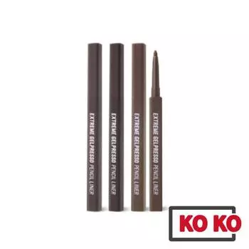 Clio Карандаш-подводка EXTREME GELPRESSO 0,35 г 4 вида / Коричневый 001 BLACK BROWN
