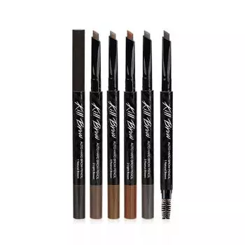 Clio Kill Brow Auto Hard Eyebrow Pencil 0.31g, No. 06 Light Taupe, 1 pc.