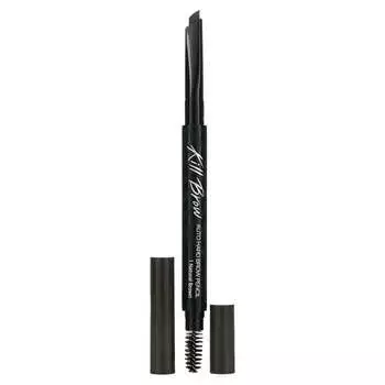 Clio, Kill Brow, автоматический твердый карандаш для бровей, 01 натуральный коричневый, 0,31 г (0,01 унции)