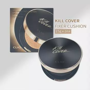 Clio Kill Cover Fixer Cushion Set 15g + Refill 15g #2 Langerie