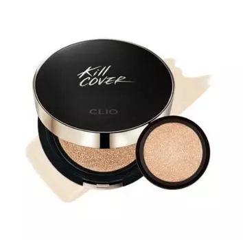 Clio Kill Cover Fixer Cushion SPF50 + / PA +++ 15 г * 2 шт. (Основной + Запасной) # No.03 Лен