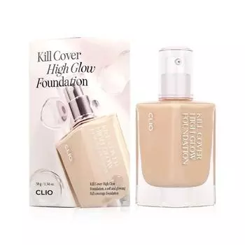 Clio Kill Cover High Glow Foundation, нет. 02 Нижнее белье, 1 шт.