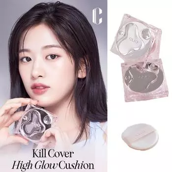 [Clio] Кушон с ярким сиянием Kill Cover (основной продукт + план пополнения), IVE Подушка An Yu-jin LINGERIE