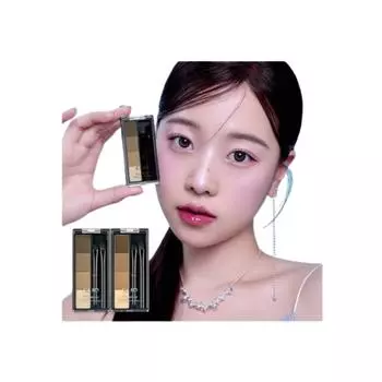 CLIO [НОВИНКА] Пудра для бровей Kilbrow Shaping Powderbrow 2,4 г, 2 вида 01 Natural Warm Brown