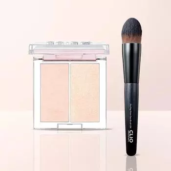 Clio Prism Highlighter Duo, 01 Cream Fizz, 1 шт.