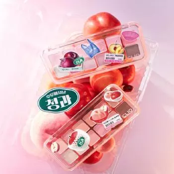 Clio Pro Eye Palette Air Every Fruit Grocery Edition, 2 цвета 9. Peach Mate Apple