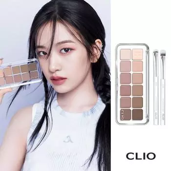Clio Pro Eye Palette Air+эксклюзивный набор кистей, 003 Mutlibrary, 1 набор