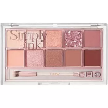 CLIO pro eye palette профессиональная палетка для глаз #1 simply pink японский лимитированный дизайн SNS eye shadow palette дорожная косметика Instagrammable Sasshi Rino S