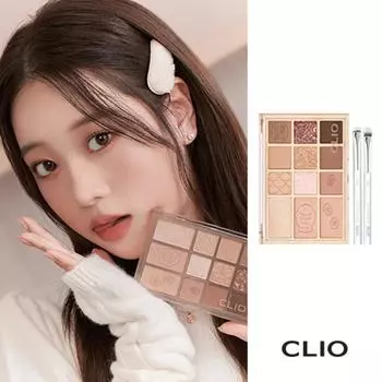 Clio Shade & Shadow Palette, 04 [Bungse-kwon Edition] Original Sweet Red Bean, 1 ea
