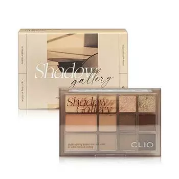 Clio Shadow Shade & Shadow Palette Set Shadow Gallery/Soft Depth, 01.Soft Depth, 1 piece