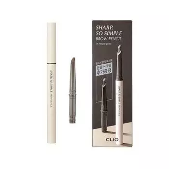 Clio Sharp So Simple Brow Pencil #01 Taupe Gray