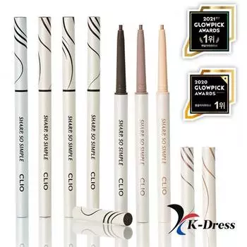 CLIO Sharp So Simple Водостойкий карандаш-лайнер, 7 цветов 01. Black