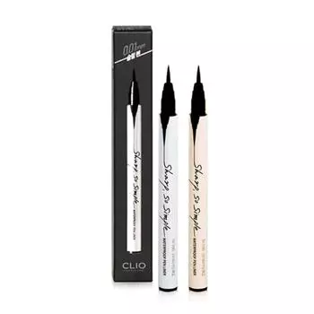Clio Sharp So Simple Waterproof Pen Liner 0.65ml, 01 Black, 1 pc.