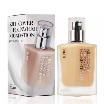 Clio Тональная основа Kill Cover Founwear 38 г, нет. 04 Имбирь, 1 шт.