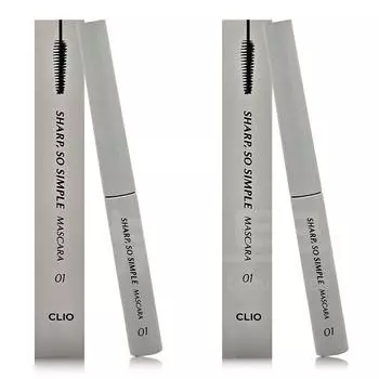 Clio Тушь Sharp So Simple, нет. 01 Пермь Кара, 2 шт.