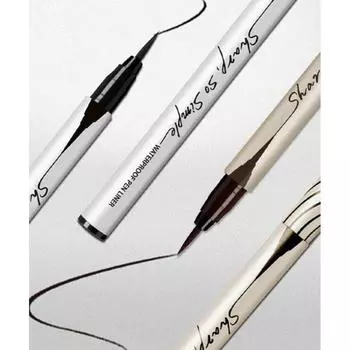 Clio Waterproof Pen Liner Sharp So Simple Model No. 2 brown