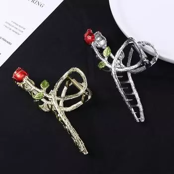 Clip All-match Female Hair Accessories Geometric Hair Claw Metal Catch Clip Korean Style Hair Clip золотой