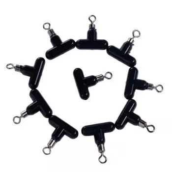 Clip Fishing Line Fishing Line Slider Beads Fishing Swivels Carp Rig Rings Clip Rolling Swivel 10pcs
