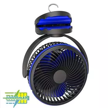 Clip on Fan 10000mAh USB Rechargeable Small Portable Air Cooling Clip Table Fan 360° Rotation Home Office Ultra-Quiet Desk Fans