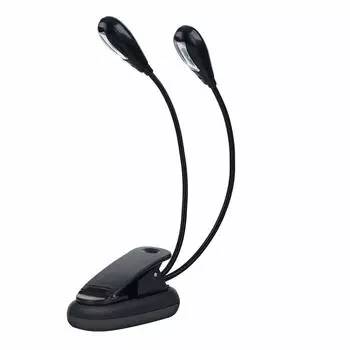 Clip-on Music Stand Light with USB Cable, High Brightness, Lightweight, Durable, for Music Stands, Night Reading, and Maintenance Work, 8 Beads