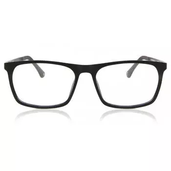 Clip On SqUare Black SmartbUy collectiOn Namacpacan With Clip On U 0257 M22 fashiOn Unisex Eyeglasses Black/56-16-145