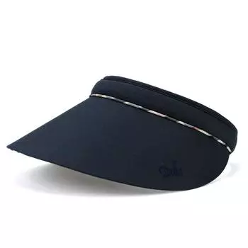 Clip Sun Visor UV Protection Water Repellent Check Navy [Dax] синий