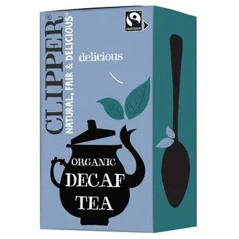 Clipper Assam Blend Декофеинизированный 50 г x чай Черный чай 1 шт [Сертифицировано] (20 пакетиков по 2,5 г)