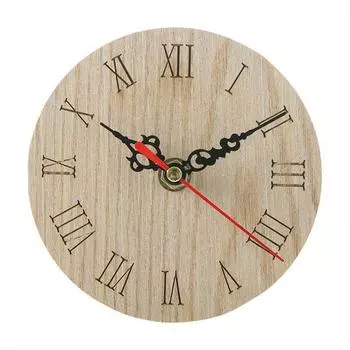 Clock Wall Clock Classic Retro Decorative Hang Wall Clock Wooden Wall Clock Analog Display Wall Clock Battery Powered
