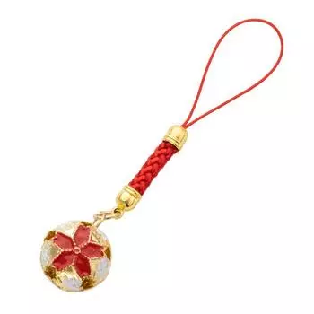 Cloisonn Hollowed Out Flower Ball DIY Antique Butterfly Pet Pendant Hanging Rope Bell 3pcs