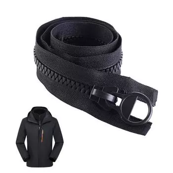 Closed End Tent DIY Sewing Bags with Pull Ring Cloth Accessories Zippers Slider Head Pull Ring Zip 70cm