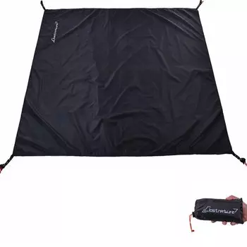 Clostnature Ground Sheet Tent Sheet Кемпинговый водонепроницаемый влагостойкий простынь для отдыха на открытом воздухе Компактный легкий тент для пикника с сумкой для хранения для скалолазания