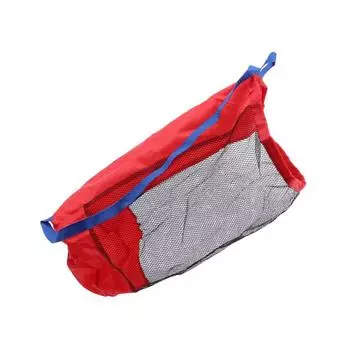 Cloth Beach Toy Storage Bag Portable Hanging Lifting Handle Drawstring Mesh Kids Travelling Sand Tool Backpack Pouch