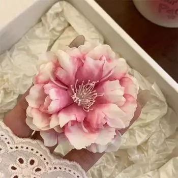 Cloth Rose Hairpin Bohemian Style Girl Hair Clip Sweet Flower Hair Clip Girl style 9