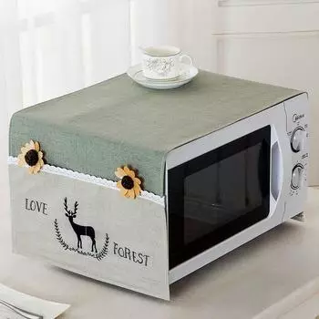 Cloth Storage Bag Purple Midea Oil-Smoke-Proof Countryside Elk Microwave oven/oven 35*100cm