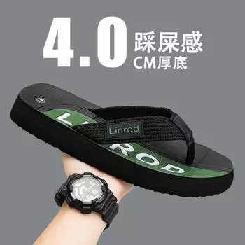 Cloth strap flip-flops, men s summer wear, trendy personality, Vietnamese flip-flops, men s-like feeling, non-slip sports sandals 39