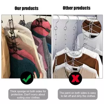 Clothes Drying Rack Mounted Hanger Indoor Space Saving Household One-Piece Clothes Hanger 5 Layer Detachable Storage Holder чёрный