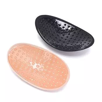 Clothes Sewing Accessories Shoulder Pad Shoulder Enhancer Adhesive Sticky Pad Women Cushions beige-sponge