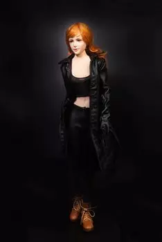 Clothes Sexy Clothes Women Black Sexy Long Leather Coat are not Black Sexy Long Leather Coat Black Tank Top black leather pants 1/6 1/6 1/6 Women s