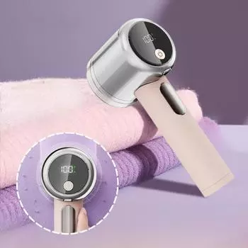Clothing Lint Remover Rechargeable Hair Balls Shaver Fuzz Pellets Clothes Sweater Fabric Trimmer Electric Lint Removers белый
