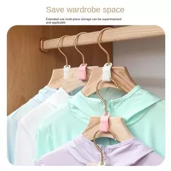 Clothing Storage Clothes Organizer Hanger Connection Home Assembly Closet for Clothes Plastic Save Space 10/20PCS Stackable Hook 10pcs