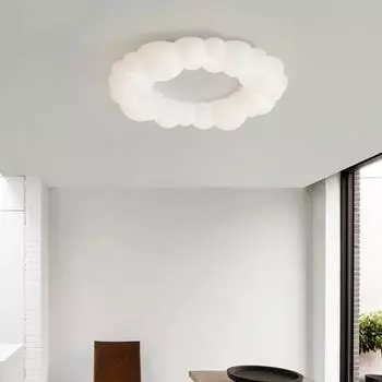 Cloud Lamp Гостиная Lustre Современные светодиодные светильники Потолочные светильники для спальни Дизайнерские лампы Nordic Ring Ресторан Люстра Освещение 3-color lamp