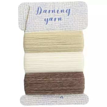 Clover Darning Thread Beige Each Approximately 16m Roll CL57-212