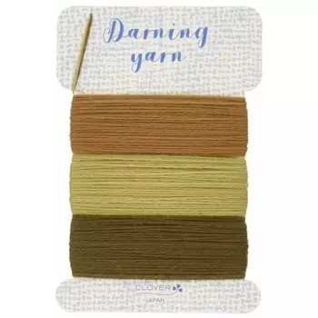 Clover Darning Thread Brown Series Approximately 16m each roll CL57-217